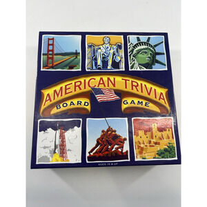2006 American Trivia Board Game Collectible US Geography Homeschool Art Cards